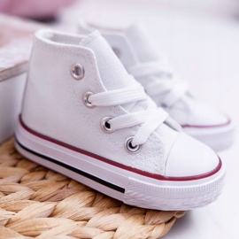 FRROCK Children's Classic High White Filemon Sneakers 2