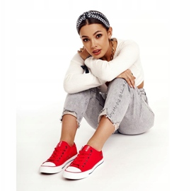 Women's Sneakers Low Big Star Red DD274339 3
