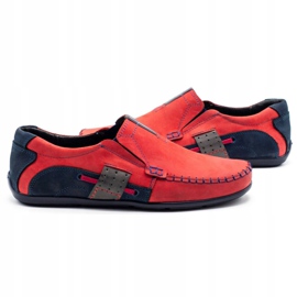 Olivier Men's loafers 834 red navy blue 3 Olivier Men's loafers 834 red navy blue 3