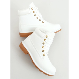 Women's white timber boots F662 White 1