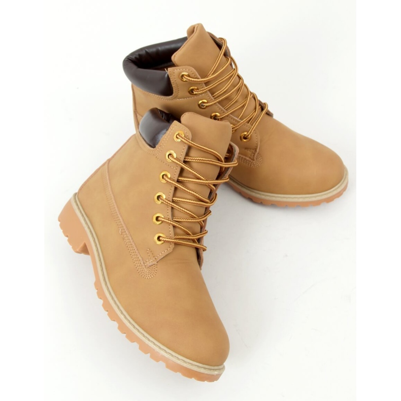 Timber boots camel F662 Camel brown 2