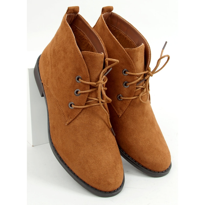 Lace-up shoes camel 8321 Camel brown 1