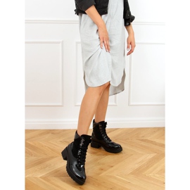 Boots on a thick sole KL-757 Black 1