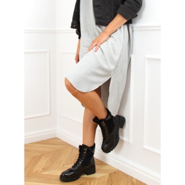 Boots on a thick sole KL-757 Black 2