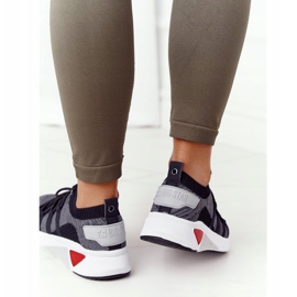 Women's sports shoes Memory Foam Big Star HH274532 dark gray grey 2