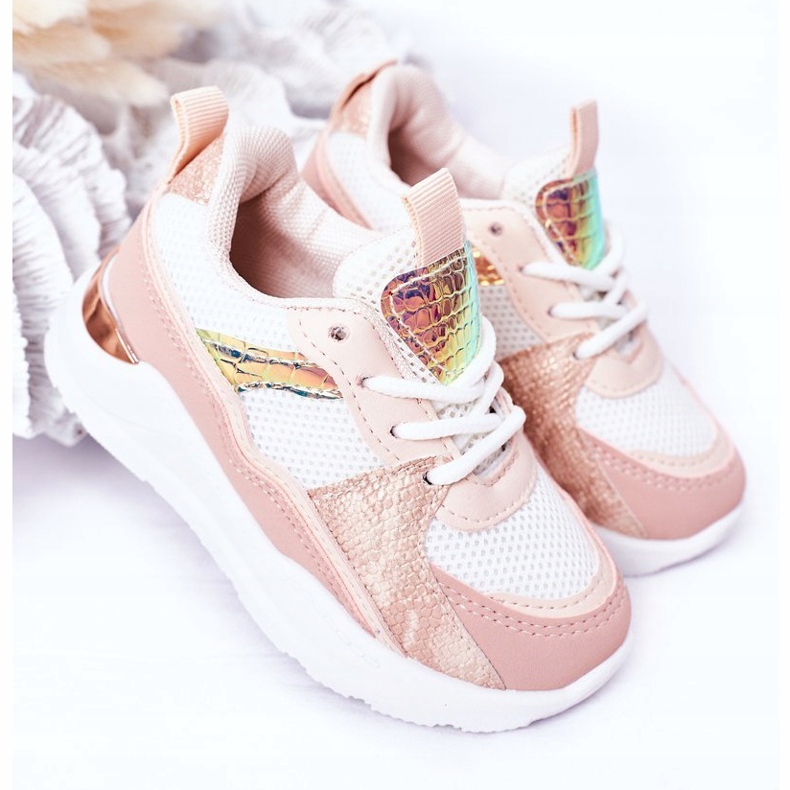 Girls' sports shoes pink sneakers 2 Girls' sports shoes pink sneakers 2