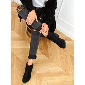 Black high-heeled boots 9B1003 Black 1