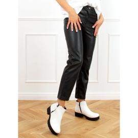 White boots with thick soles 9B1053 White 1