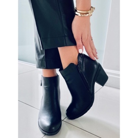 Black high-heeled boots 9B1037 Black 1