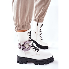S.Barski S. Barski Women's Boots White Jensen 2
