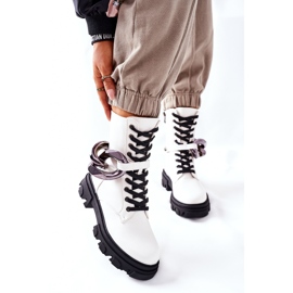 S.Barski S. Barski Women's Boots White Jensen 1