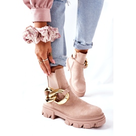 S.Barski Women's Warm Boots Jodhpur boots Beige Visione 2 S.Barski Women's Warm Boots Jodhpur boots Beige Visione 2