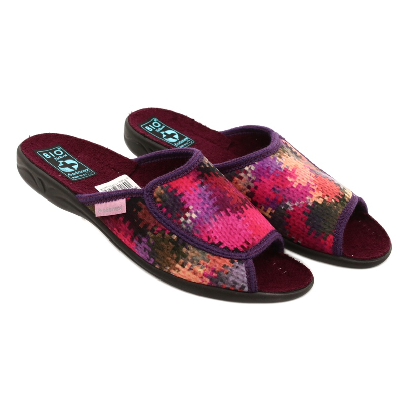 Women's Slippers Adanex 26265 Sweet red purple pink 3