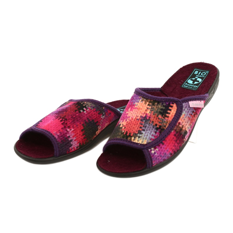 Women's Slippers Adanex 26265 Sweet red violet pink 2
