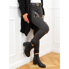 Black Chelsea boots, black 9565 Black 2