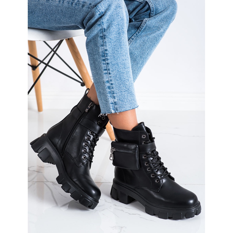 SHELOVET Warm Workers With A Pocket black 1