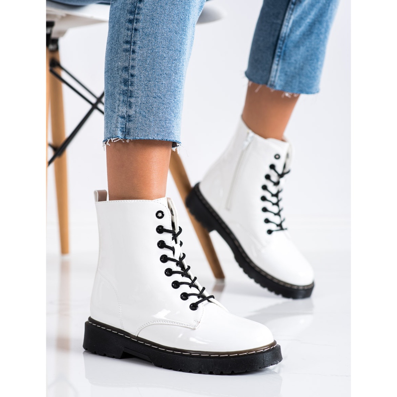 SHELOVET Fashionable white boots 2 SHELOVET Fashionable white boots 2