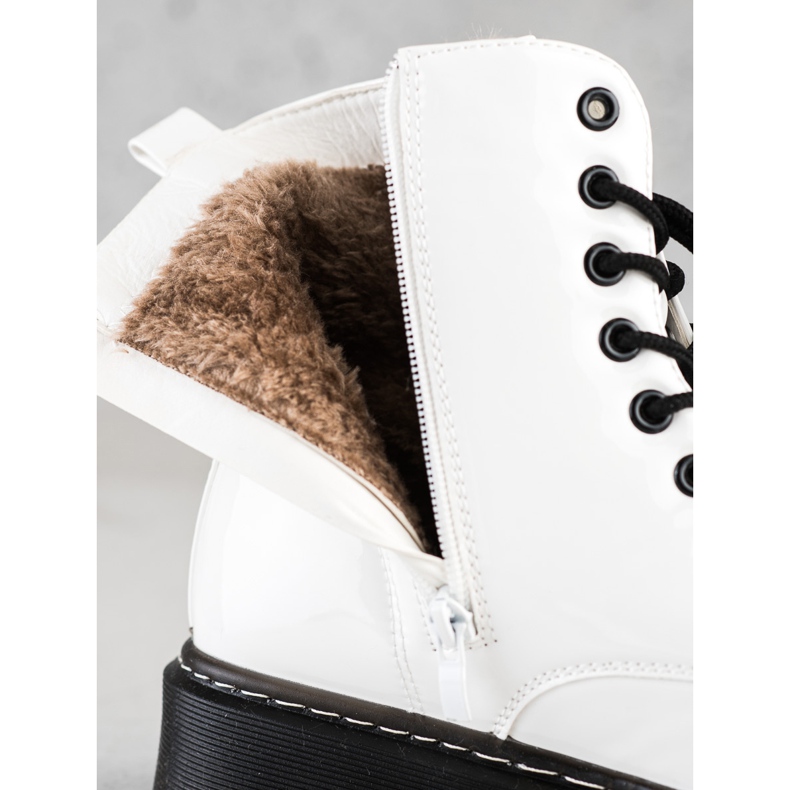 SHELOVET Fashionable white boots 1 SHELOVET Fashionable white boots 1