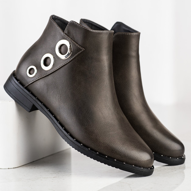 Goodin Boots With Silver Ornaments brown 1