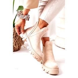 PS1 Warm Booties Jodhpur boots Beige Good Idea 1