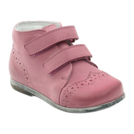 Hugotti pink leather shoes 1