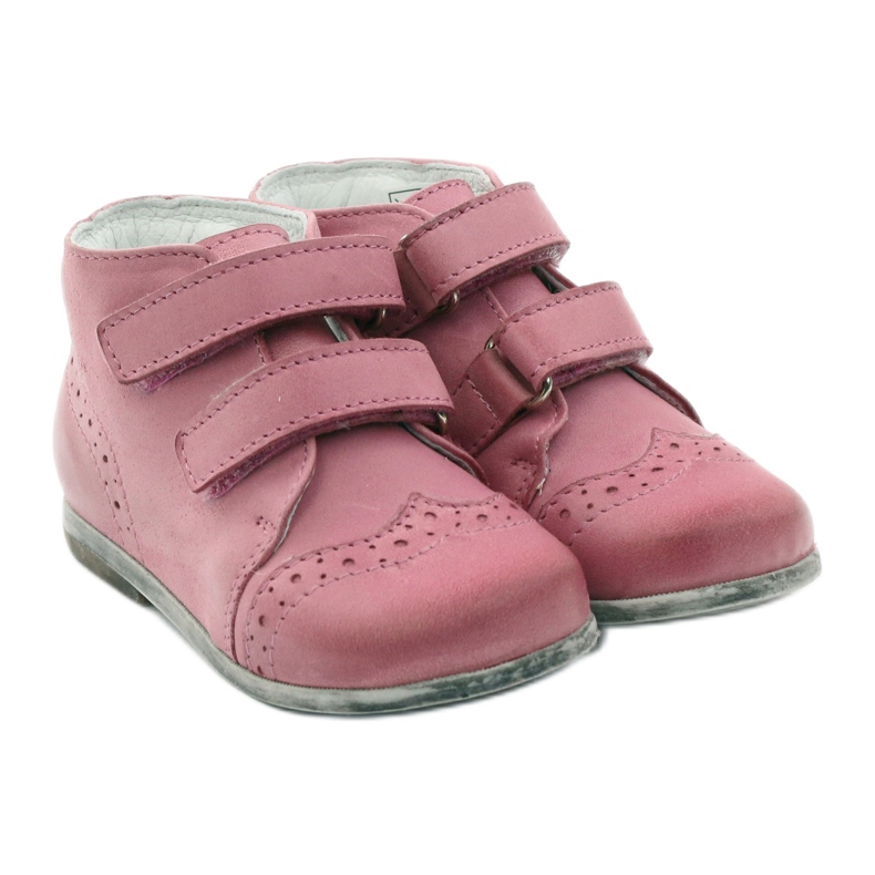 Hugotti pink leather shoes 4