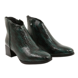 M.Daszyński Insulated boots Daszyński MR2130-8 Green black 4