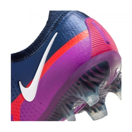 Nike Phantom GT2 Elite Fg M CZ9890-415 football shoes orange, purple, navy blue purple 1