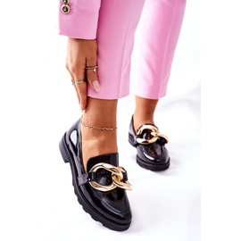 Leather shoes Nicole Lacquered Black 2665 2