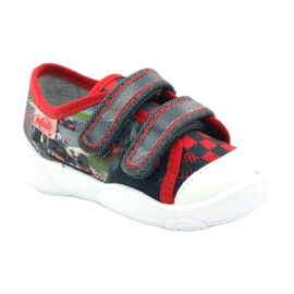 Befado children's shoes, sneakers, slippers 907p093 red grey 1