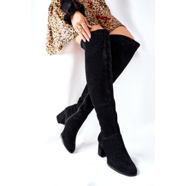 Suede Black Boots Nicole 2582 1 Suede Black Boots Nicole 2582 1