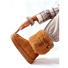 Women's snow boots Big Star II274127 Camel brown 1 Women's snow boots Big Star II274127 Camel brown 1