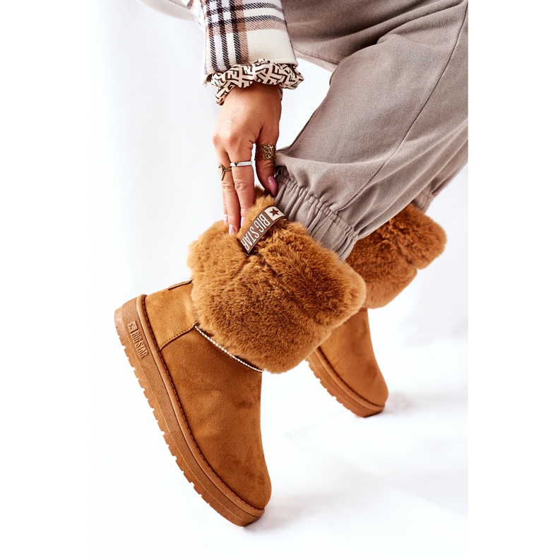 Women's snow boots Big Star II274127 Camel brown 2 Women's snow boots Big Star II274127 Camel brown 2