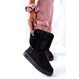 Women's snow boots Big Star II274123 Black 2