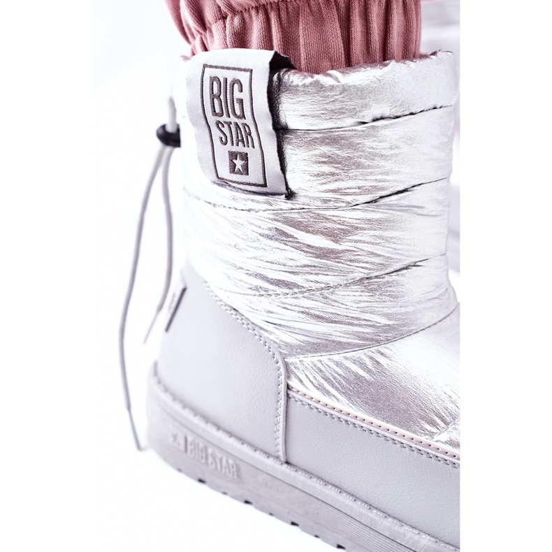 Women's snow boots Big Star II274118 Silver 2