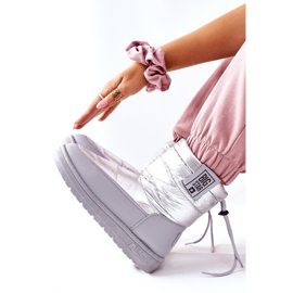 Women's snow boots Big Star II274118 Silver 1
