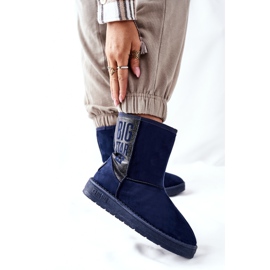 Women's snow boots Big Star EE274416 Navy blue 2