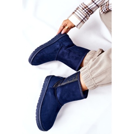 Women's snow boots Big Star EE274416 Navy blue 1