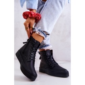 Women's High Sneakers Big Star II274096 Black 2