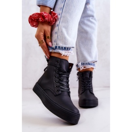 Women's High Sneakers Big Star II274096 Black 1