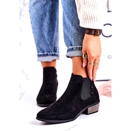 J. Star Women's Classic Chelsea Boots Suede Black Walker Boots 3 J. Star Women's Classic Chelsea Boots Suede Black Walker Boots 3