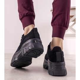 Keygo black women's sports sneakers 1