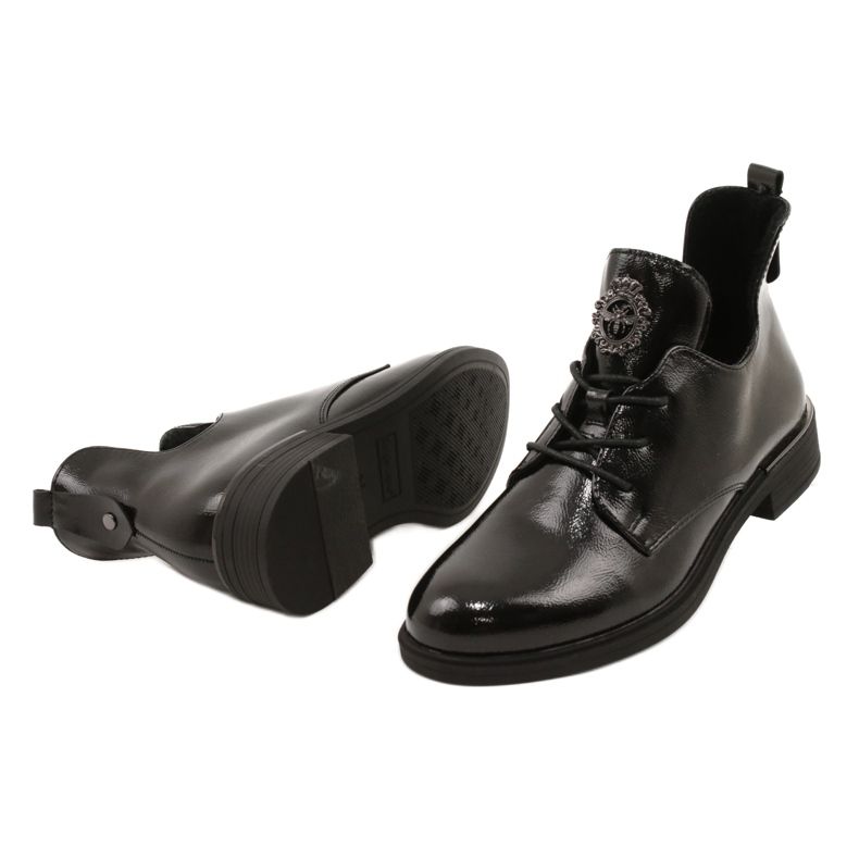 Patent boots Sergio Leone PB262 black 3