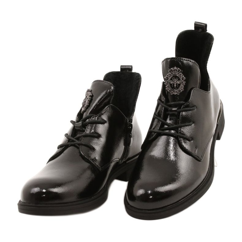 Patent boots Sergio Leone PB262 black 4