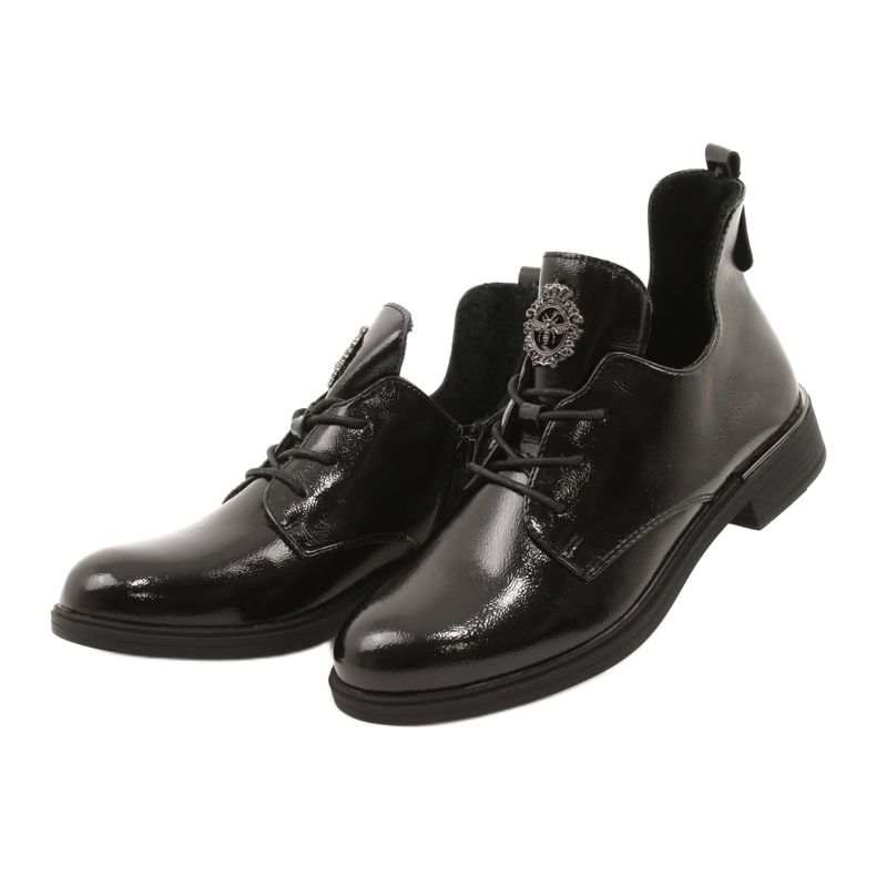 Patent boots Sergio Leone PB262 black 5