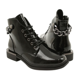 Boots With Chain Sergio Leone BT405 Black 5