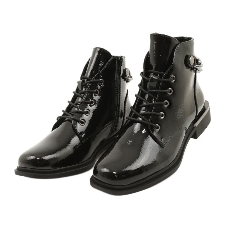 Boots With Chain Sergio Leone BT405 Black 2