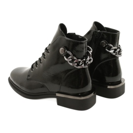 Boots With Chain Sergio Leone BT405 Black 3