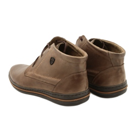 Polbut 339 brown men's shoes 4