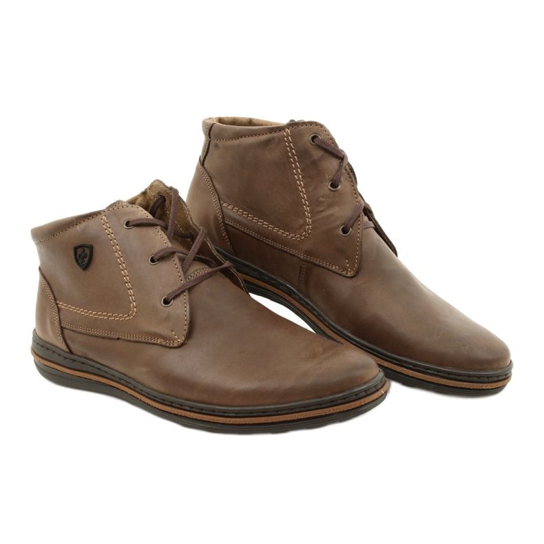 Polbut 339 brown men's shoes 5